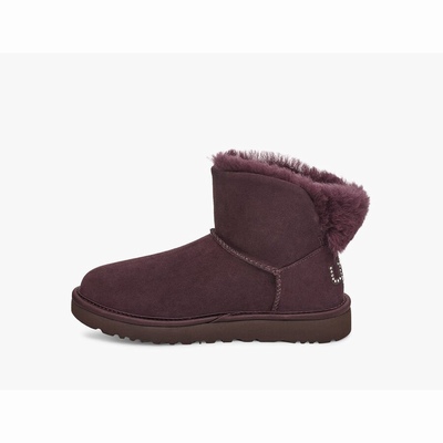 Botas UGG Classic Bling Mini Mulher Roxo | PT-EULZJ